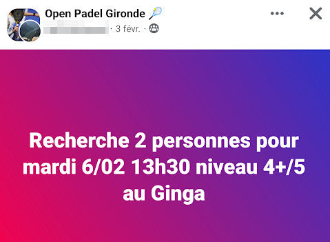 quel niveau de padel